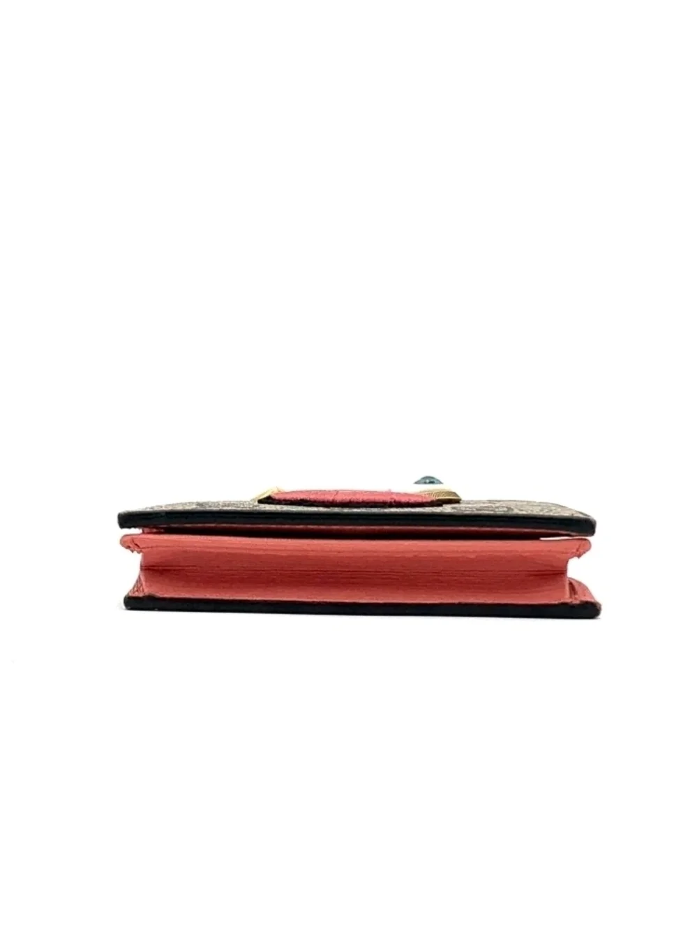 Compact Coral Pink Trifold Wallet - Women's Accessory